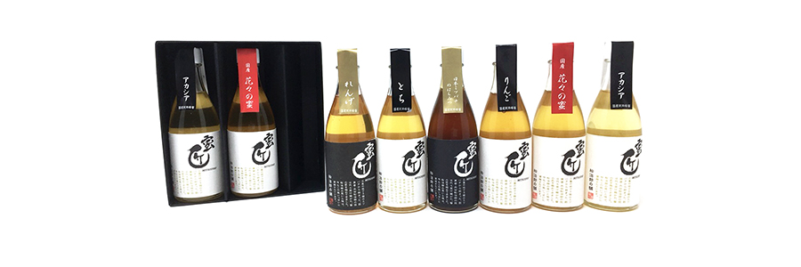 蜜匠 国産はちみつギフト「花々」+「アカシア」+1本(150g×3本)